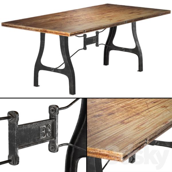 میز نهار خوری - دانلود مدل سه بعدی میز نهار خوری - آبجکت سه بعدی میز نهار خوری -Dining table 3d model - Dining table 3d Object  - 